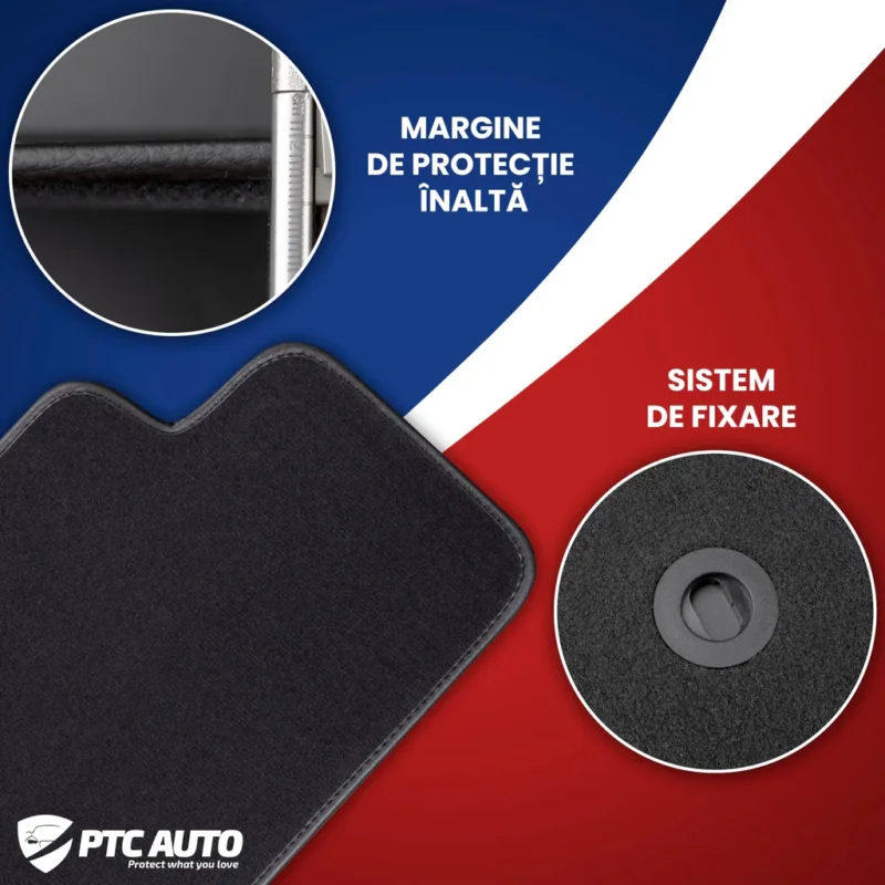 Reducere de preț Covorase auto mocheta (gri) Toyota Land Cruiser J150 Prado, an fabricatie 11.2009 - 05.2024, caroserie suv | M4912150GRI