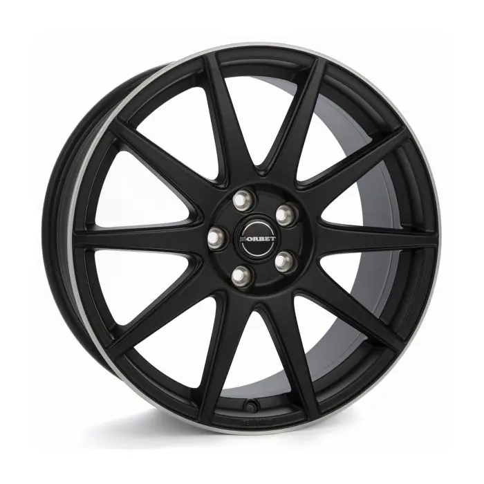 Cel mai bun preț Jante aliaj BORBET GTX BLACK MATT RIM SILVER 8X19 5X108 CB:72.5 ET:42