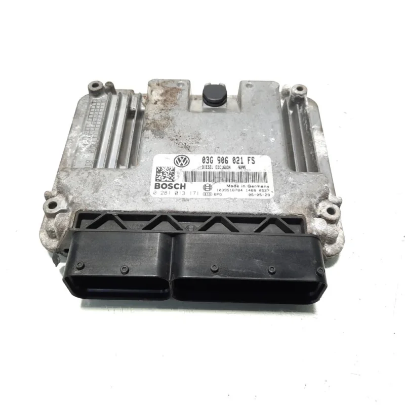 Calculator motor ECU, cod 03G906021FS, 0281013171, Vw Eos (1F7, 1F8) 2.0 TDI, BMM (id:563164) Premium