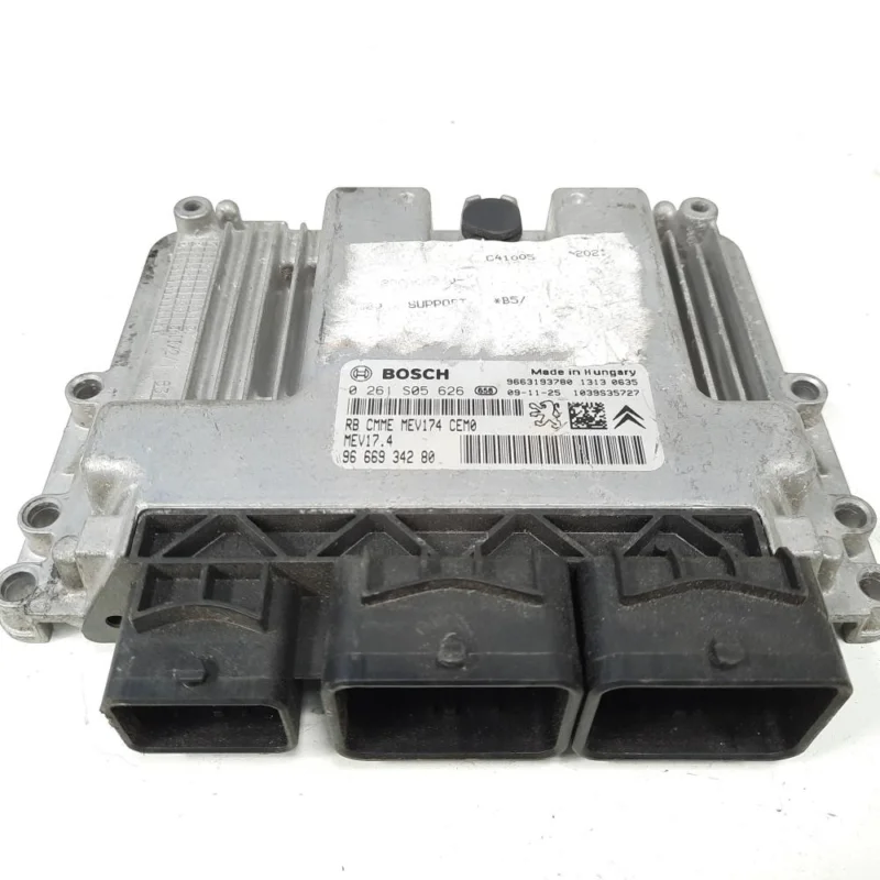 Calculator motor, cod 9663193780, 0261S05626, Peugeot 307 SW, 1.6 benz, NFU (idi:538650) Livrare gratuită