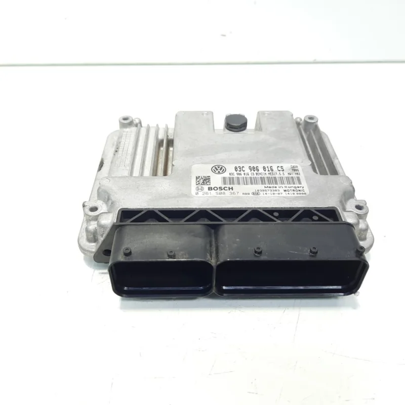 Calculator motor ECU, cod 03C906016CS, 0261S08367, Seat Ibiza 5 ST (6J8), 1.4 TSI, CAXA (idi:557619) Reducere extra