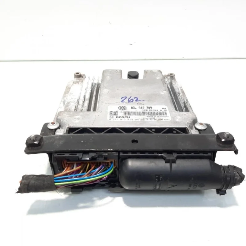 Calculator motor ECU, cod 03L907309, 0281015029, VW Golf 6 (5K1), 2.0 TDI, CBB (idi:560521) Vezi acum