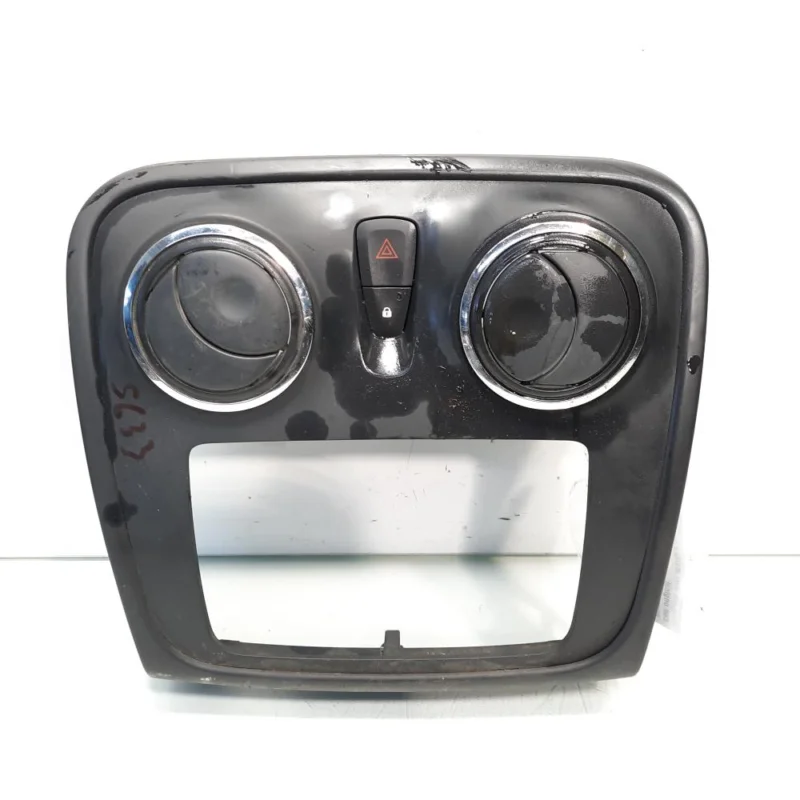 Grila aer bord centrala cu buton avarii, Dacia Sandero 2 (id:562744) Chilipir