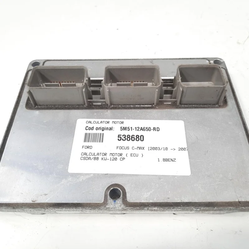 Calculator motor, cod 5M51-12A650-RD, Ford Focus 2 Cabriolet, 1.8 benz, CSDA (idi:538680) Livrare gratuită