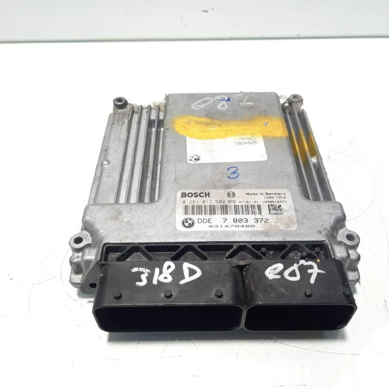 Calculator motor ECU, cod 7803372, 0281013502, Bmw 1 Coupe (E82), 2.0 diesel. N47D20A (idi:560707) Super ofertă