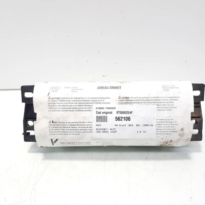 Preț redus Airbag pasager, cod 8T0880204F, Audi A4 Avant (8K5, B8) (id:562106)