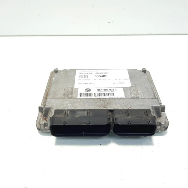 Calculator motor ECU, cod 06A906033L, Vw New Beetle (9C1, 1C1) 1.6 benz, AYD (id:560485) Retur ușor