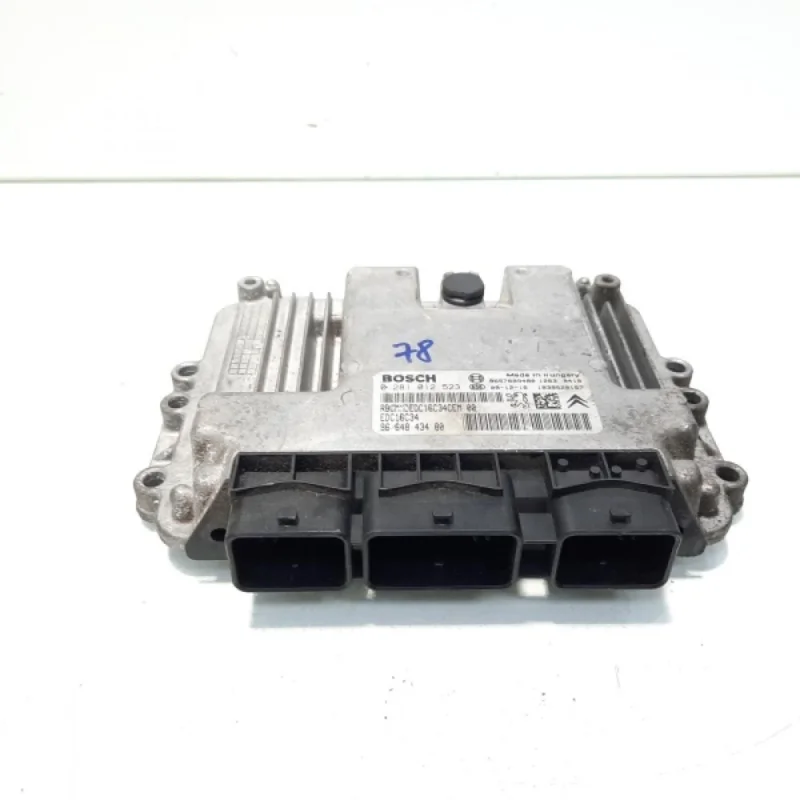 Reducere de preț Calculator motor ECU, cod 9657699480, 0281012523, Peugeot 207 (WA), 1.4 HDI, 8HZ (id:560448)