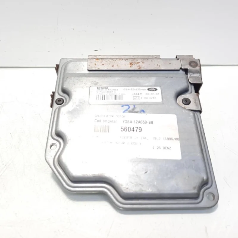 Calculator motor ECU, cod YS6A-12A650-BB, Ford Fiesta 4 (JA, JB), 1.25 benz (id:560479) Retur ușor