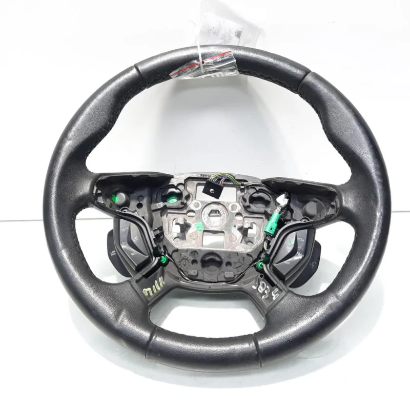 Volan piele cu comenzi, cod AM51-3600-DE, Ford Focus 3 (idi:556410) Reducere de preț