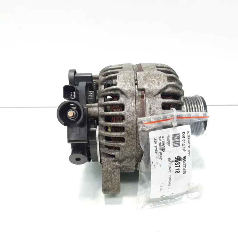 Preț promoțional Alternator 150A Bosch, cod 9646321880, Peugeot 407 Coupe, 1.6 HDI, 9HY (idi:553718)
