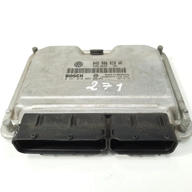Calculator motor Bosch, cod 045906019AP, 0281010865, Audi A2 (8Z0), 1.4 TDI, AMF (idi:549912) Livrare rapidă