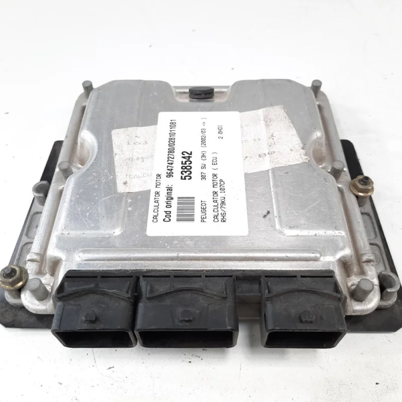 Calculator motor, cod 9647472780, 0281011081, Peugeot 307 sedan, 2.0 HDI, RHS (idi:538542) Retur gratuit