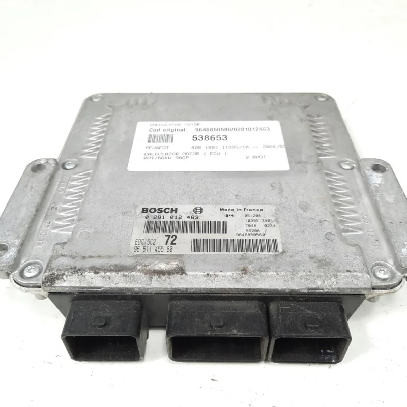 Reducere de preț Calculator motor, cod 9646850580, 0281012463, Peugeot 206 Van, 2.0 HDI, RHY (idi:538653)