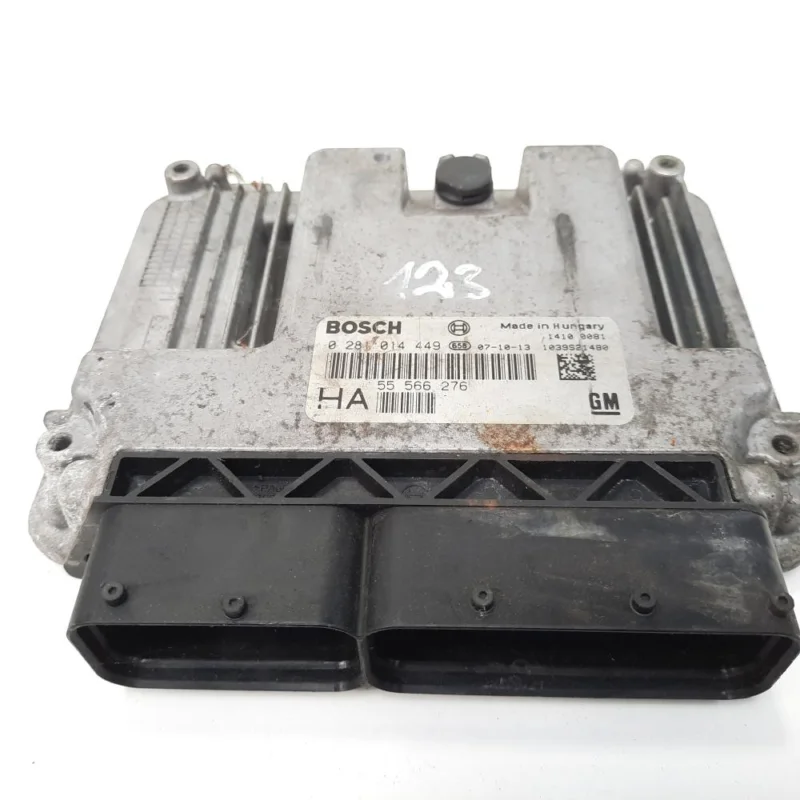 Calculator motor, cod GM55566276, 0281014449, Opel Astra H Combi, 1.9 CDTI, Z19DTH (idi:549808) Plată securizată