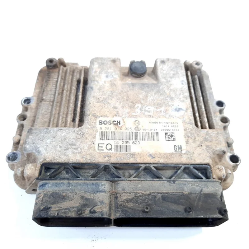 Calculator motor, cod GM55205623, 0281014025, Opel Astra H Sedan, 1.9 CDTI, Z19DTH (idi:550077) Comandă acum