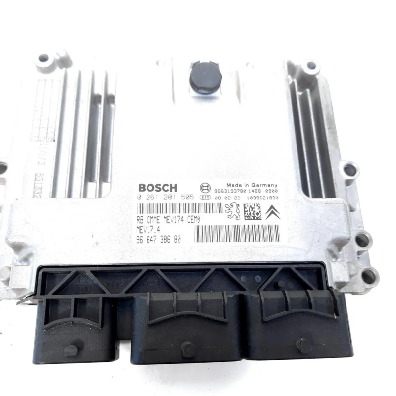 Calculator motor Bosch, cod 9664738680, 0261201505, Peugeot 308 SW, 1.6 benz, 5FW (idi:549770) Preț redus