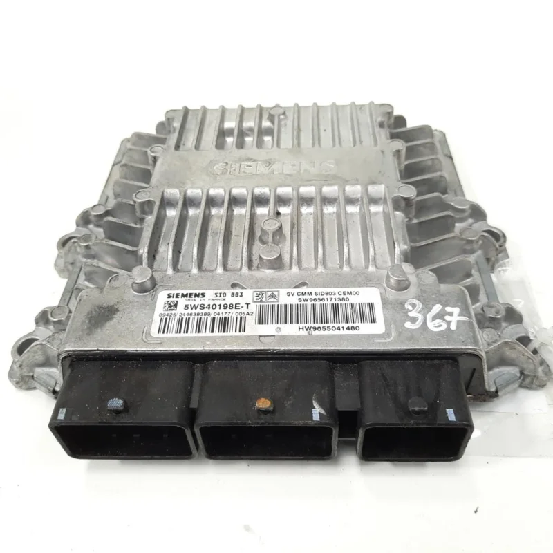 Calculator motor, cod 9656171380, Peugeot 207 SW, 1.6 HDI, 9HZ (idi:550103) Ofertă