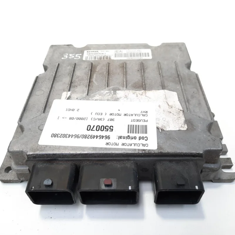 Promoție Calculator motor, cod 9646449280, 9644302380, Peugeot Partner (I), 2.0 HDI, RHY (idi:550070)