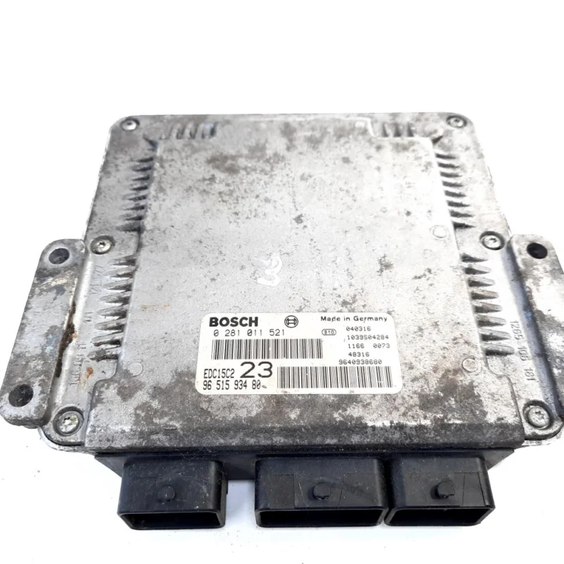 Calculator motor, cod 9640938680, 0281011521, Citroen Evasion, 2.0 HDI, RHZ (idi:550105) Livrare rapidă