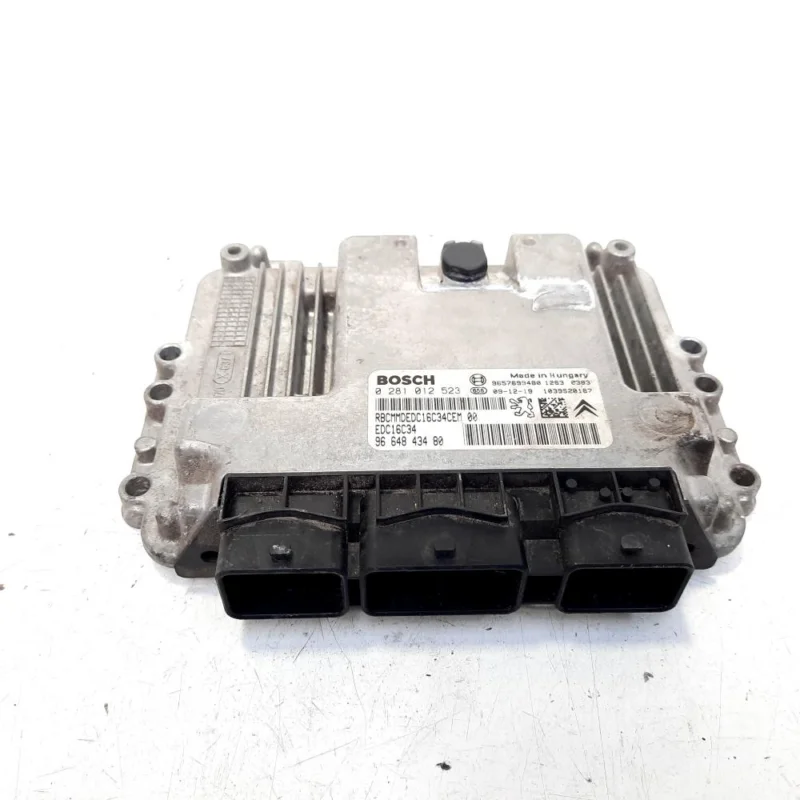 Ofertă limitată Calculator motor, cod 9657699480, 0281012523, Citroen C2 (JM), 1.4 HDI, 8HZ (idi:543582)
