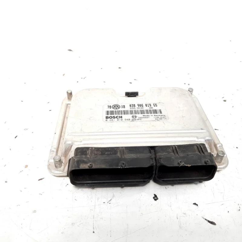 Calculator motor, cod 038906019GS, 0281010940, Audi A4 (8E2, B6), 1.9 TDI, AWX (idi:535614) Comandă acum