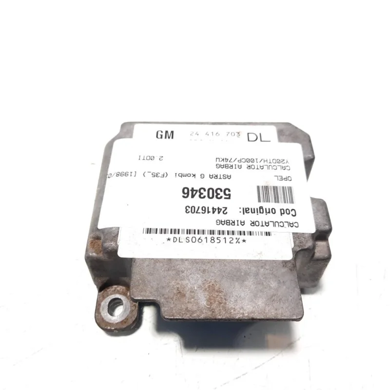 Calculator airbag, cod 24416703, Opel Astra G Cabriolet (idi:530346) Transport gratuit