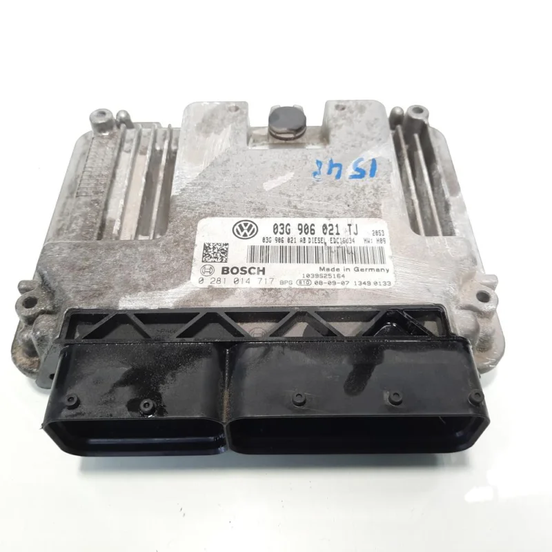 Calculator motor, cod 03G906021T, 0281014717, Skoda Octavia 2 Combi (1Z5) 1.9 TDI, BLS (id:539283) Lichidare de stoc
