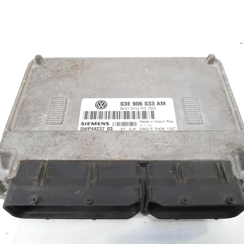 Calculator motor, cod 03E906033AM, Seat Ibiza 4 (6L1) 1.2 benz, AZQ (id:535513) Reducere specială