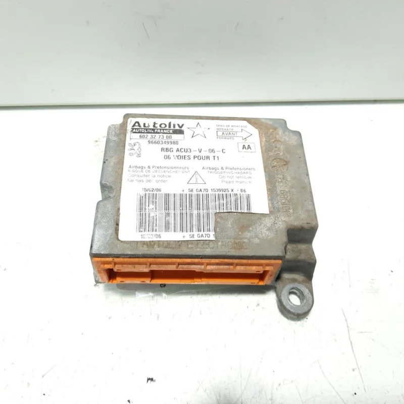Plată securizată Calculator airbag, cod 9660349980, Peugeot 206 Van (idi:529417)