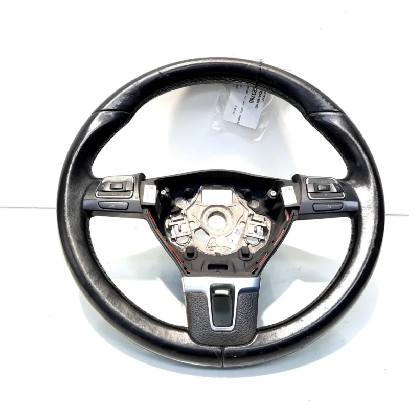 Volan piele cu comenzi, cod 3C8419091BC, Vw Passat Variant (3C5) (id:523786) Premium