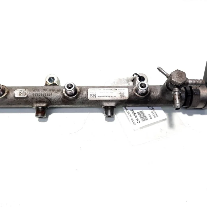 Rampa injectoare dreapta cu senzor, cod 059130090AH, Audi A4 Allroad (8KH, B8), 3.0 TDI, CCWA (idi:513844) Reducere extra