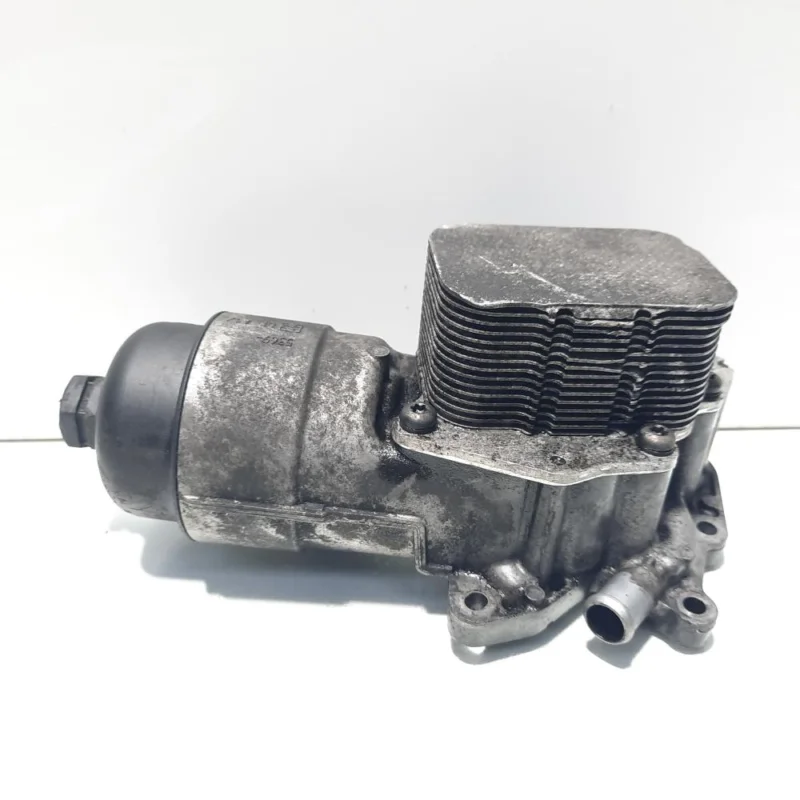 Carcasa filtru ulei cu racitor ulei, cod 9656970080, Citroen, 1.6 HDI, 9HZ (idi:504806) Transport gratuit