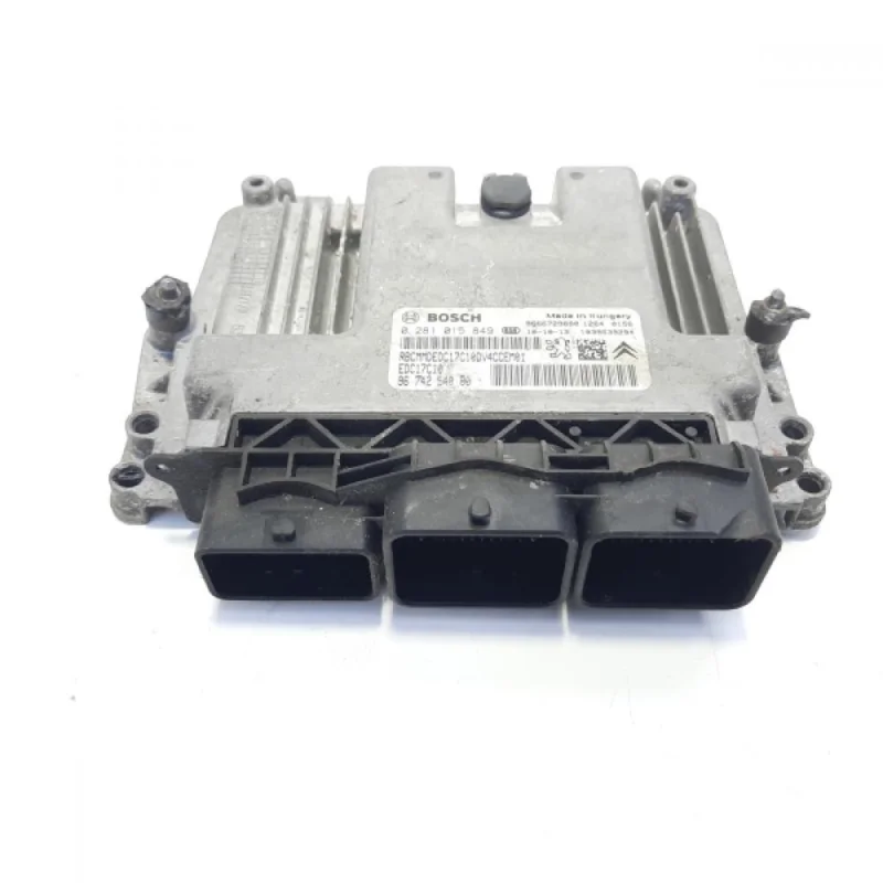Calculator motor, cod 9674254080, 0281015849, Citroen C3 (I) 1.4 hdi, 8HY (idi:483756) Chilipir