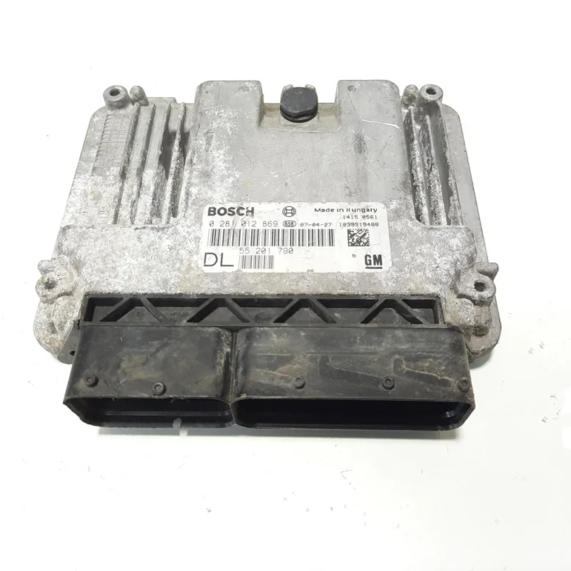 Comandă acum Calculator motor, cod 0281012869, 55201790, Opel, 1.9 CDTI, Z19DT (idi:483104)
