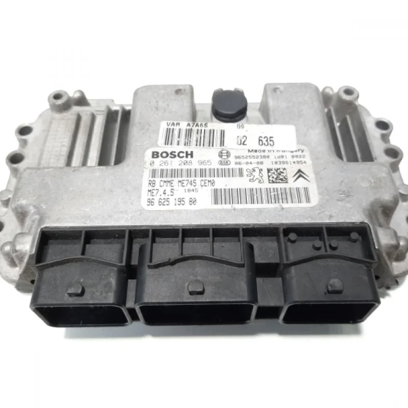 Calculator motor Bosch, cod 9662519580, 0261208965, Peugeot, 1.6 benz, NFU (idi:483240) Ofertă de sezon