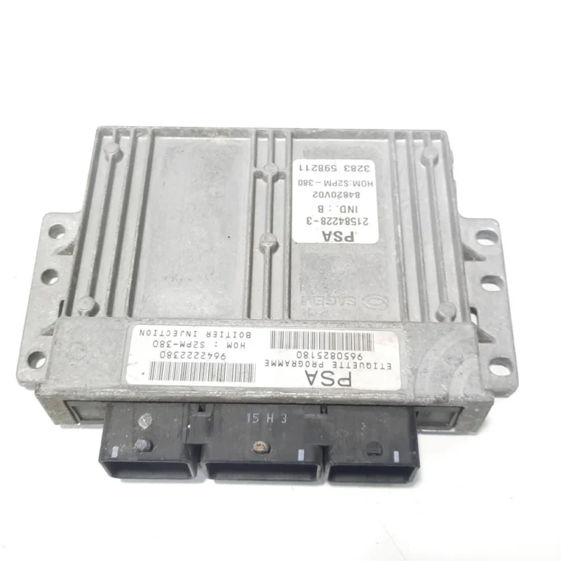 Calculator motor, cod 9650825180, 9642222380, Peugeot 207 Sedan, 1.4 benz, KFV (idi:495771) Lichidare de stoc