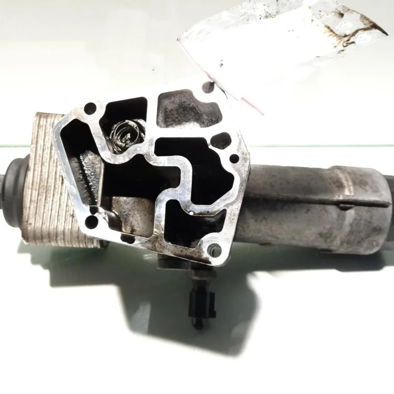 Retur ușor Carcasa filtru ulei cu racitor ulei, cod 038115389C, Audi A4 Avant (8E5, B6), 1.9 TDI, AWX (idi:497479)