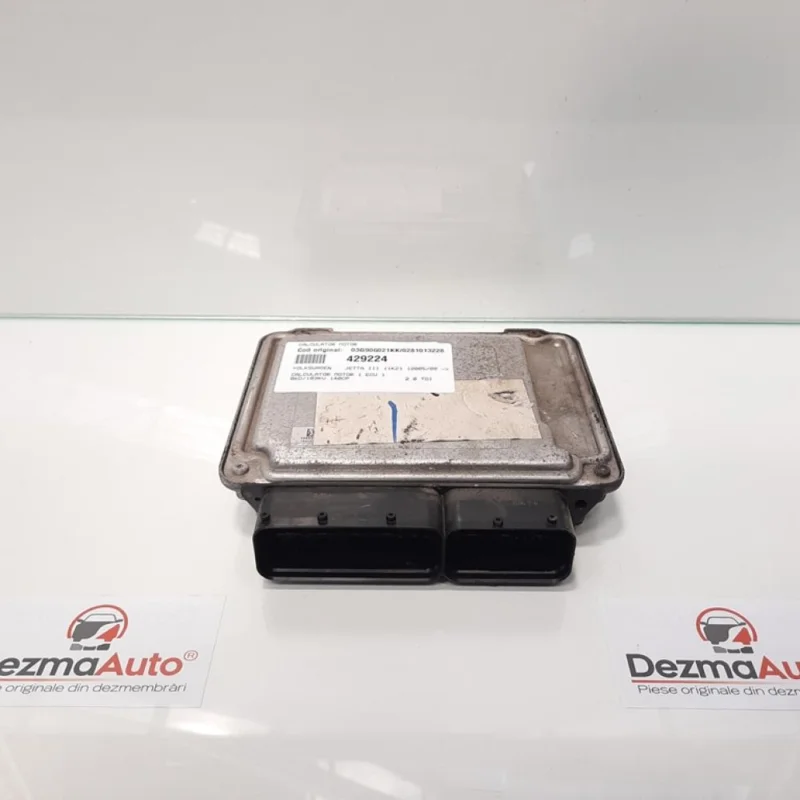 Calculator motor, cod 03G906021KK, 0281013228, VW Golf 5 Plus (5M1), 2.0 TDI, BKD (idi:429224) Ofertă exclusivă
