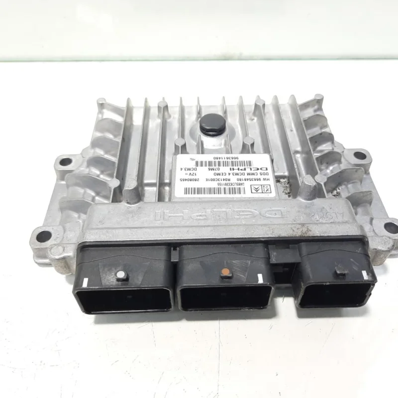 Calculator motor, cod 9663611480, Peugeot 307 CC (3B), 2.0 HDI, RHR (idi:491644) Preț redus