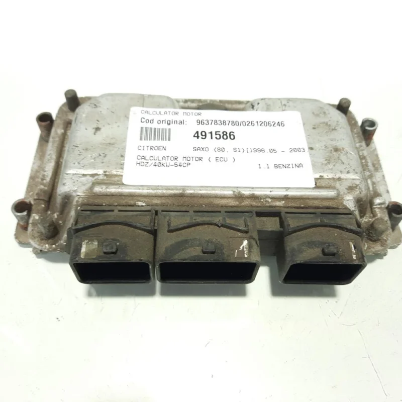 Cel mai vândut Calculator motor, cod 9637838780, 0261206246, Peugeot 106, 1.1 benz, HDZ (idi:491586)