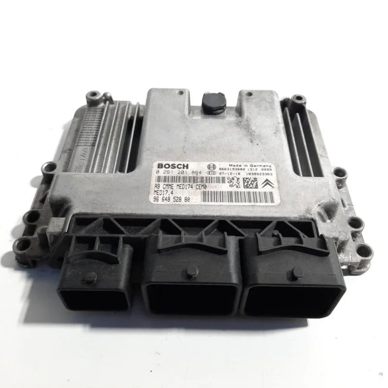 Calculator motor, cod 9664852880, 0261201864, Peugeot 308 SW, 1.6 benz, 5FT (idi:491808) Transport gratuit