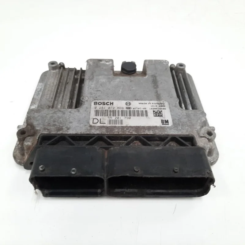 Calculator motor, cod 0281012869, 55201790, Opel Astra H, 1.9 CDTI, Z19DT (idi:491519) Preț redus