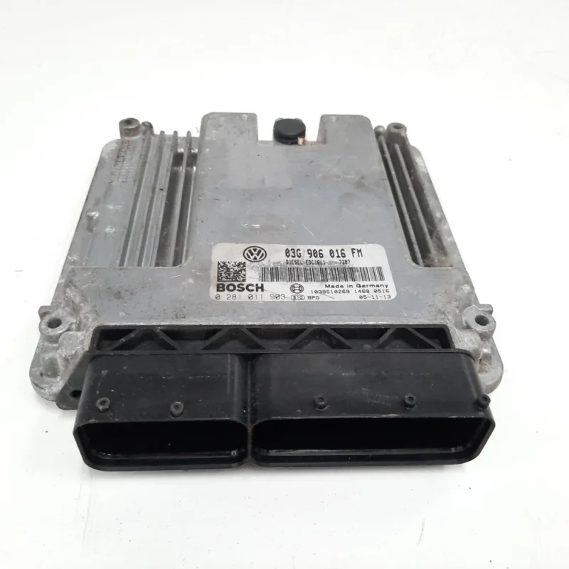 Calculator motor, cod 03G906016FM, 0281011903, Skoda Superb II Combi (3T5), 2.0 TDI, BKD (idi:491504) Nu rata