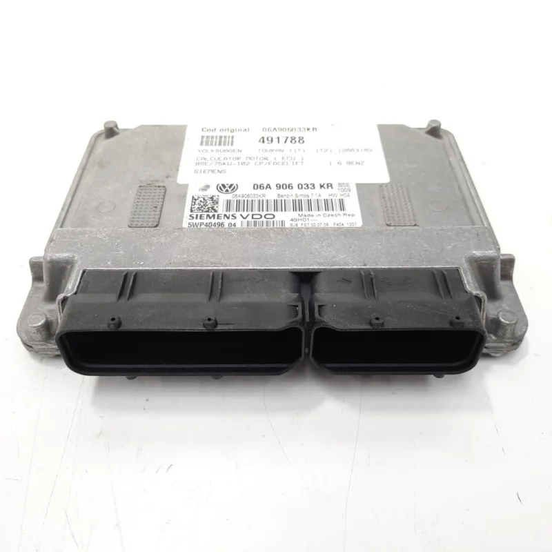 Calculator motor Siemens, cod 06A906033KR, Vw Touran (1T1, 1T2) 1.6 benz, BSE (id:491788) Plată sigură