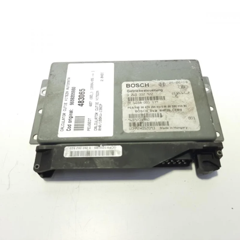 Calculator cutie viteza automata, cod 9659205980, Peugeot 407 SW, 2.0 HDI, RHR (idi:483065) Plată sigură
