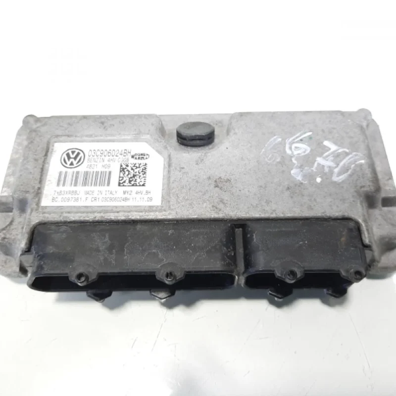 Calculator motor, cod 03C906024BH, Seat Ibiza 5 (6J5), 1.4 benz, CGG (idi:487141) Ofertă limitată