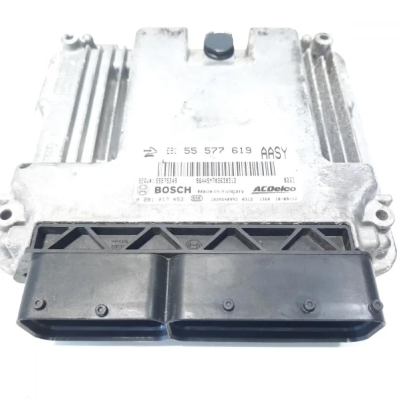 Doar azi Calculator motor, cod GM55577619, 0281017453, Opel Astra J, 2.0 CDTI, A20DTH (idi:486525)