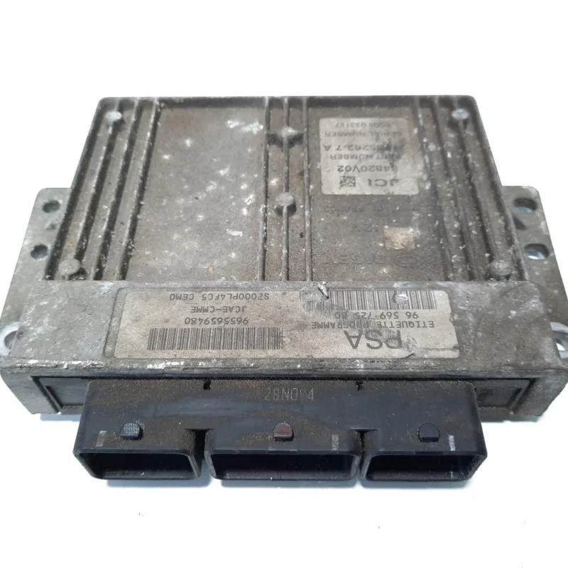 Calculator motor, cod 9656972580, 9655659480, Peugeot 207 SW, 1.4 benz, KFV (idi:483350) Plată securizată