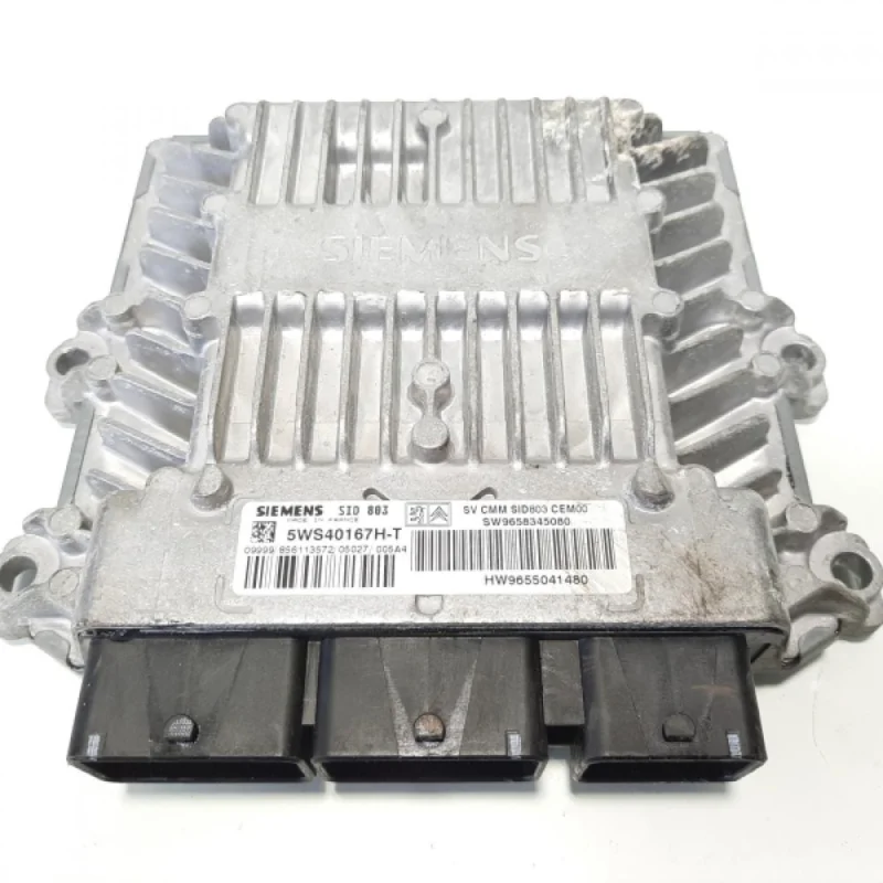 Calculator motor Siemens, cod 9658345080, 9655041480, Peugeot 307 SW, 2.0 HDI, RHR (idi:483476) Retur ușor